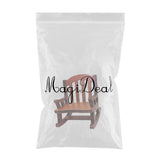 Maxbell 2x Modern 1:12 Scale Doll House Bed & Rocking Chair Model Scenery Ornaments