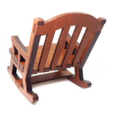 Maxbell 2x Modern 1:12 Scale Doll House Bed & Rocking Chair Model Scenery Ornaments