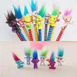 Maxbell Maxbell Dollhouse Miniature 6 Pieces Retro Troll Doll Leprocauns Figures Toy Cake Pencil Toppers Kids Children School Project