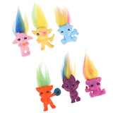 Maxbell Maxbell Dollhouse Miniature 6 Pieces Retro Troll Doll Leprocauns Figures Toy Cake Pencil Toppers Kids Children School Project