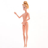 Maxbell BJD Nude Doll 1/6 Doll 12 Ball Jointed Dolls Girl Doll with Makeup Head for DIY Dolls (Blonde Hair) - Aladdin Shoppers