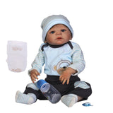 Maxbell OtardDolls 57m Soft Silicone Handcraft Newborn Baby Dolls Realistic Looking Reborn Doll Baby Toddler Kids Gift - Aladdin Shoppers