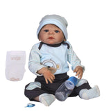 Maxbell OtardDolls 57m Soft Silicone Handcraft Newborn Baby Dolls Realistic Looking Reborn Doll Baby Toddler Kids Gift - Aladdin Shoppers