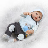 Maxbell OtardDolls 57m Soft Silicone Handcraft Newborn Baby Dolls Realistic Looking Reborn Doll Baby Toddler Kids Gift - Aladdin Shoppers