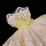 Maxbell Charming 4-Layers Dress Gown Veil Clothes for LUTS DOD Dollfie 1/6 BJD Doll Wedding / Party Outfit - Aladdin Shoppers