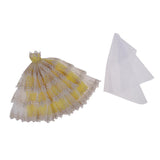 Maxbell Charming 4-Layers Dress Gown Veil Clothes for LUTS DOD Dollfie 1/6 BJD Doll Wedding / Party Outfit - Aladdin Shoppers