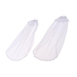 Maxbell Fashion Doll Wedding Bridal Head Veil 12Inch Doll Wedding Clothes Accessories (White) - Aladdin Shoppers
