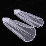 Maxbell Fashion Doll Wedding Bridal Head Veil 12Inch Doll Wedding Clothes Accessories (White) - Aladdin Shoppers