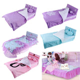 Maxbell Maxbell 60cm Doll Accessories, Floral Print Bedding Set with Mattress, Pillows and Sheet Set, For Night Lolita Dolls, Kids Christmas Gifts