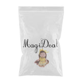 Maxbell Maxbell 4inch 10cm Adorable Elfin  Doll Little Doll in Yellow Floral Clothes Home Display Decor