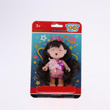 Maxbell Maxbell Mini Soft Baby Dolls Toy Keychain Silicone Princess Mini Doll Miniature Dollhouse Kit with Clothes For Christmas Birthday Festival Gift