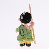 Maxbell Maxbell 4inch Height Dollhouse Miniature Dolls Figures Soft Plastic Mini Chinese Kung Fu  Doll Cute Keychain Keyring Pendant  Doll Toys