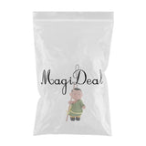 Maxbell Maxbell 4inch Height Dollhouse Miniature Dolls Figures Soft Plastic Mini Chinese Kung Fu  Doll Cute Keychain Keyring Pendant  Doll Toys