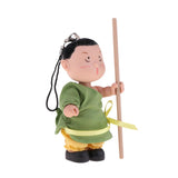 Maxbell Maxbell 4inch Height Dollhouse Miniature Dolls Figures Soft Plastic Mini Chinese Kung Fu  Doll Cute Keychain Keyring Pendant  Doll Toys