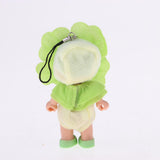 Maxbell Maxbell 4inch 10cm Adorable Farm Vegetable Doll Little Doll in Green Hairband Suit Home Display Decor