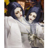 Maxbell Maxbell Fashion Beauty 56cm Long Dark Blue Hair for 1/3 BJD Doll Uncle Dolls DIY Making Accessories