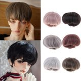 Maxbell Maxbell Fashion Beauty 56cm Short Gray Hair for 1/3 BJD Doll Boy Dolls DIY Making Accessories