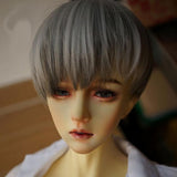 Maxbell Maxbell Fashion Beauty 56cm Short Gray Hair for 1/3 BJD Doll Boy Dolls DIY Making Accessories