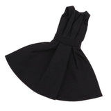 Maxbell Fashion Doll Sleeveless Dress Party Clothes, 12inch Girl Doll Mini Skirt, For 1/6 BJD Dolls For Blythe Dolls Accessory (Black) - Aladdin Shoppers