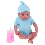 Maxbell Maxbell Lifelike Realistic Reborn Girl Doll 10 Inch Soft Vinyl Weighted Reborn Doll with Clothes and Nursing Bottle Kids Birthday Gift