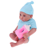 Maxbell Maxbell Lifelike Realistic Reborn Doll 10 Inch Soft Vinyl Baby Doll w/ Clothes & Nuk