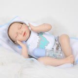 Maxbell Hand Painted Reborn Kits - Real Touch Full Vinyl 20inch Reborn Infant Baby Doll Mold - American Newborn Sleeping Baby Dolls - Aladdin Shoppers