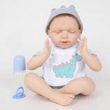 Maxbell Hand Painted Reborn Kits - Real Touch Full Vinyl 20inch Reborn Infant Baby Doll Mold - American Newborn Sleeping Baby Dolls - Aladdin Shoppers