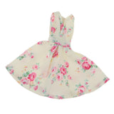 Maxbell 1/6 Trendy Doll Floral Dress Skirt Outfit for Blythe 12inch 1/6 BJD Dolls DIY Making Accessories - Aladdin Shoppers