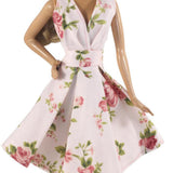 Maxbell 1/6 Trendy Doll Floral Dress Skirt Outfit for Blythe 12inch 1/6 BJD Dolls DIY Making Accessories - Aladdin Shoppers