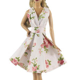 Maxbell 1/6 Trendy Doll Floral Dress Skirt Outfit for Blythe 12inch 1/6 BJD Dolls DIY Making Accessories - Aladdin Shoppers