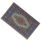 Maxbell Maxbell 1/12 Dollhouse Miniature Rug Turkish Style Carpet Floor Covering Blue Area Rug