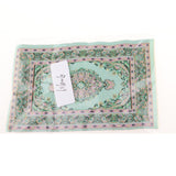 Maxbell Maxbell 12th Floor Covering Turkish Style Rug Embroidery Cloth Mat for Dolls House Room Garden Decor