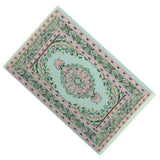 Maxbell Maxbell 12th Floor Covering Turkish Style Rug Embroidery Cloth Mat for Dolls House Room Garden Decor