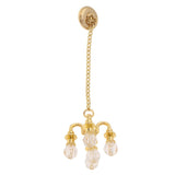 Maxbell Maxbell Dollhouse Miniature Furniture 1:12 Doll House Accessories Mini Ceiling Lamp Chandelier - Golden