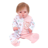 Maxbell Lifelike 20inch Reborn Doll Vinyl Silicone Newborn Baby Doll Kids Sleeping Toy Birthday Gift Adult Wedding Gift/Medical Baby Model - Aladdin Shoppers