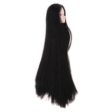 Maxbell Maxbell Doll Head with Long Straight Hair, DIY Accessories For 12inch Dolls, For 1/6 BJD Girl Dolls Body DIY Parts (Black Hair)