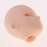 Maxbell Maxbell Plastic Female Doll Head Sculpt without Eyes for 1/6 BJD OB Doll Custom Accs Practise Make Up