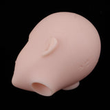 Maxbell Maxbell Plastic Female Doll Head Sculpt without Eyes for 1/6 BJD OB Doll Custom Accs Practise Make Up