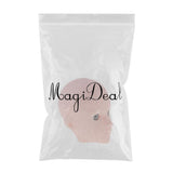 Maxbell Maxbell OOAK  Doll Jointed Blank Head Carving Sculpt with Gray Eyes for 1/6 BJD Doll, MSD Accessory