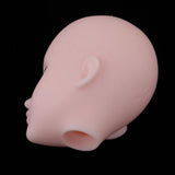 Maxbell Maxbell OOAK  Doll Jointed Blank Head Carving Sculpt with Gray Eyes for 1/6 BJD Doll, MSD Accessory