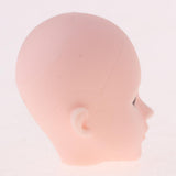 Maxbell Maxbell OOAK  Doll Jointed Blank Head Carving Sculpt with Gray Eyes for 1/6 BJD Doll, MSD Accessory