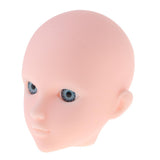 Maxbell Maxbell Beautiful Female Blue Eyes No Makeup Head for 1/6 BJD OB Doll DIY Making Body Parts