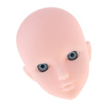 Maxbell Maxbell Beautiful Female Blue Eyes No Makeup Head for 1/6 BJD OB Doll DIY Making Body Parts