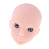 Maxbell Maxbell Beautiful Female Blue Eyes No Makeup Head for 1/6 BJD OB Doll DIY Making Body Parts