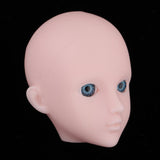 Maxbell Maxbell Beautiful Female Blue Eyes No Makeup Head for 1/6 BJD OB Doll DIY Making Body Parts