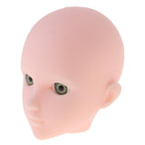 Maxbell Maxbell Beautiful Female Green Eyes No Makeup Head for 1/6 BJD OB Doll DIY Making Body Parts