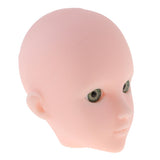 Maxbell Maxbell Beautiful Female Green Eyes No Makeup Head for 1/6 BJD OB Doll DIY Making Body Parts