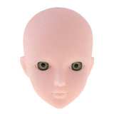 Maxbell Maxbell Beautiful Female Green Eyes No Makeup Head for 1/6 BJD OB Doll DIY Making Body Parts