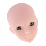 Maxbell Maxbell Beautiful Female Green Eyes No Makeup Head for 1/6 BJD OB Doll DIY Making Body Parts