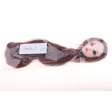 Maxbell Maxbell 1/6 Female Ball Joint Doll Head Carving Sculpt with White Straight Hair Wig for BJD for MSD Doll